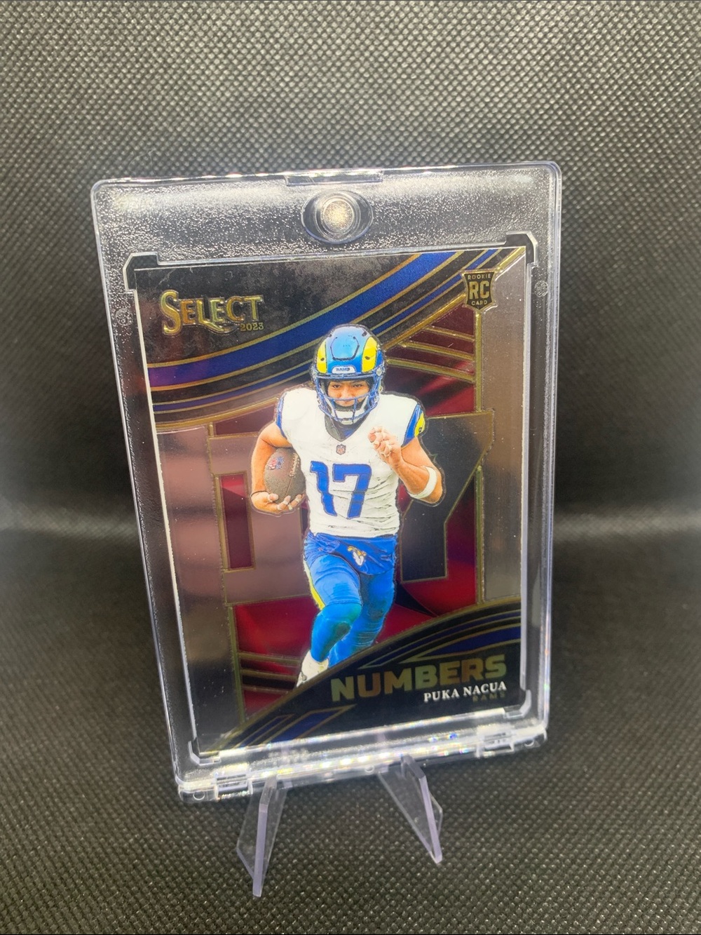 Puka Nacua Rookie Card Los Angeles Rams Future NFL Hall of Fame In Case!!